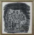 Freddy Reynaert - Houtskooltekening, Ophalen of Verzenden