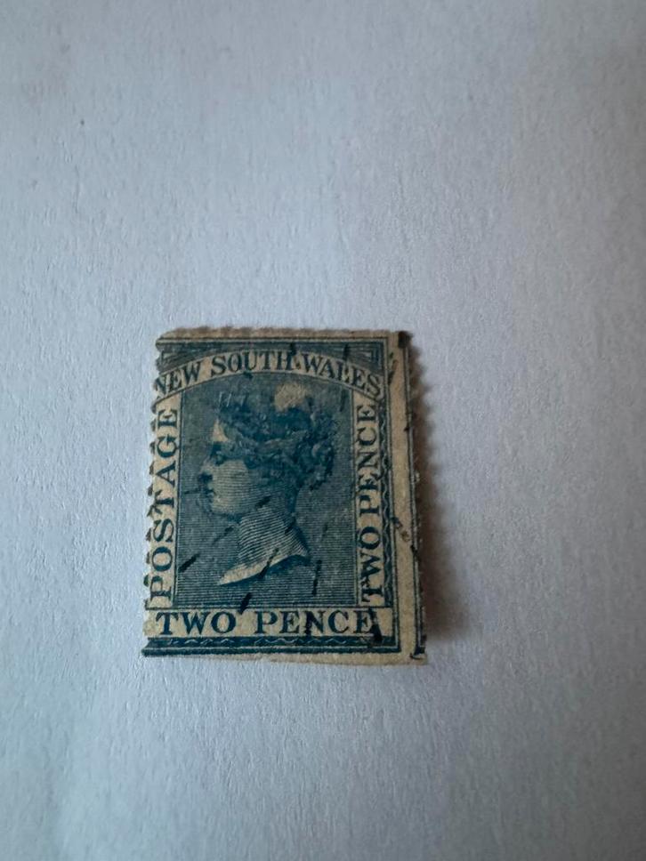 Oude postzegel New South Wales 2 pence — koloniaal Australië, Postzegels en Munten, Postzegels | Azië, Ophalen of Verzenden