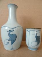 Set à saké Japon pichet à saké vintage porcelain Arita-yaki, Enlèvement ou Envoi