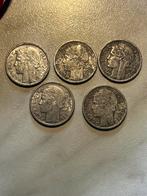 Morlon 50c 1 et 2 francs, Ophalen of Verzenden, Frankrijk, Losse munt