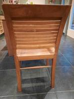 6 houten armstoelen, Huis en Inrichting, Stoelen, Ophalen, Gebruikt