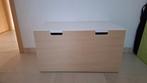 Banc avec rangement jouets Ikea,modèle Stuva,blanc/bouleau, Comme neuf, Enlèvement