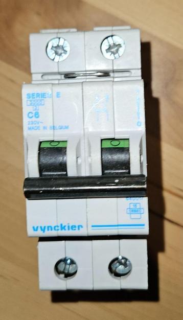 Disjoncteur Vynckier (ABB) 3kA 2 Poles C6