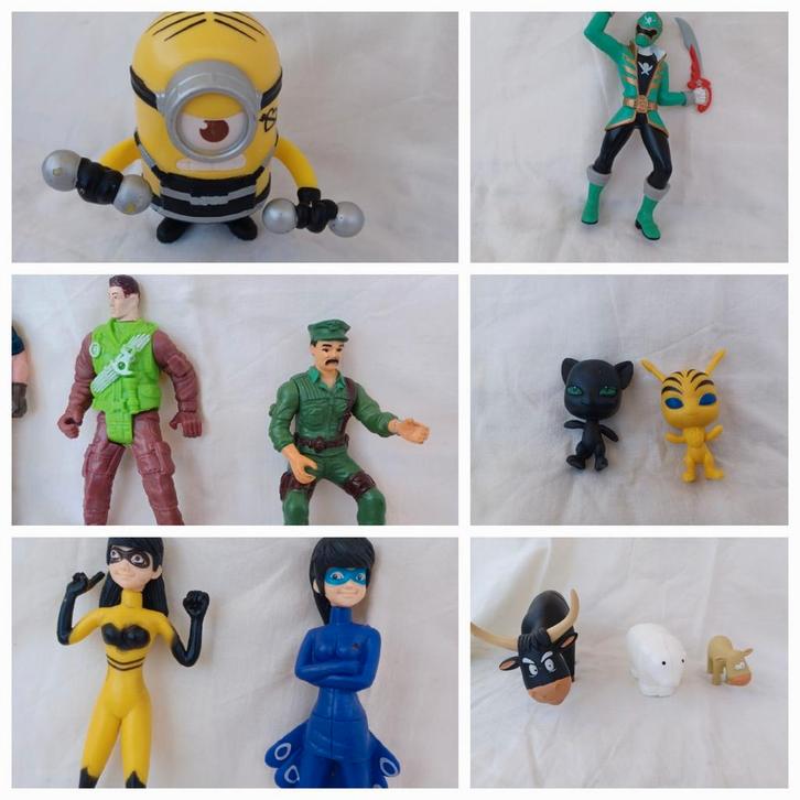 Set actiefiguren. Sommige zijn vintage en verzamelbaar, Kinderen en Baby's, Speelgoed | Actiefiguren, Zo goed als nieuw, Ophalen of Verzenden