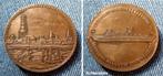 Medaille Deutsche Atlantic Linie Hamburg 1969, Postzegels en Munten, Penningen en Medailles, Verzenden, Brons
