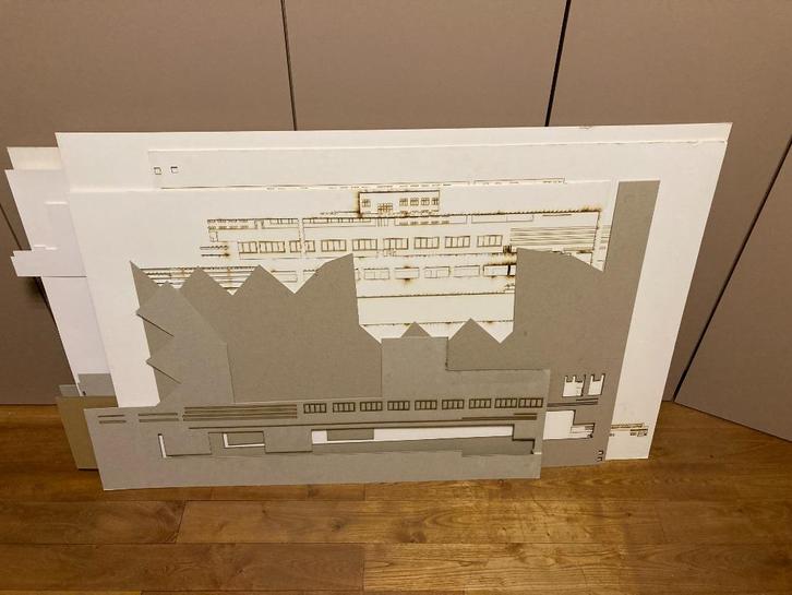 Grote verzameling maquettekarton, Hobby en Vrije tijd, Overige Hobby en Vrije tijd, Nieuw, Ophalen