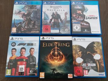 Games ps4 ps5 beschikbaar voor biedingen