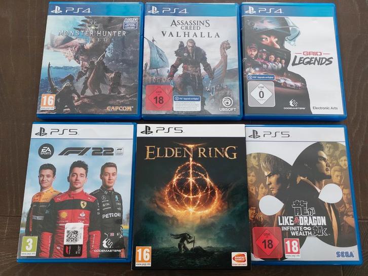 Playstation 4/5 games, Games en Spelcomputers, Games | Sony PlayStation 4, Zo goed als nieuw, Ophalen