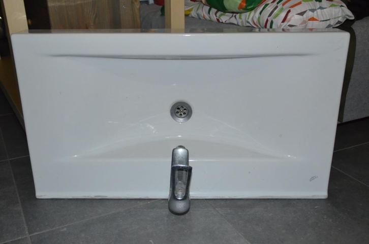 Opbouwlavabo, Bricolage & Construction, Sanitaire, Comme neuf, Lavabo, Pierre, Enlèvement