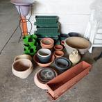 Lot bloempotten, Gebruikt, Tuin, Overige vormen, Aardewerk