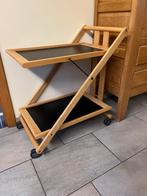 Houten trolley met wielen, Ophalen, Zo goed als nieuw