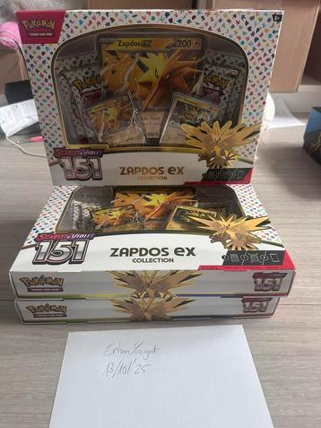 Pokémon 151 Zapdos box beschikbaar voor biedingen