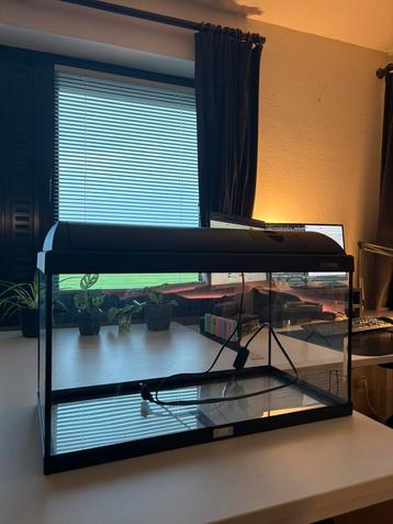 Volledige aquariumset (70L) met alle benodigdheden beschikbaar voor biedingen