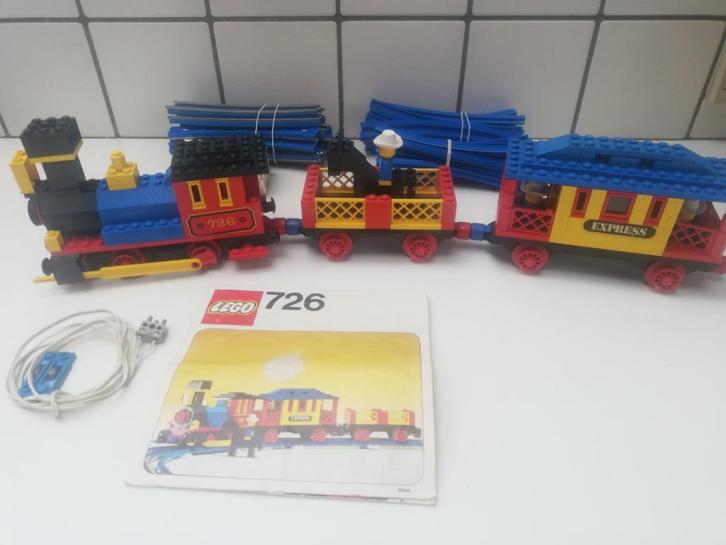 lego 726 trein wild west express, Kinderen en Baby's, Speelgoed | Duplo en Lego, Lego, Complete set, Ophalen of Verzenden