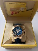 Invicta goudkleurig HEREN uurwerk - model 18558, Overige merken, Staal, Polshorloge, Overige materialen
