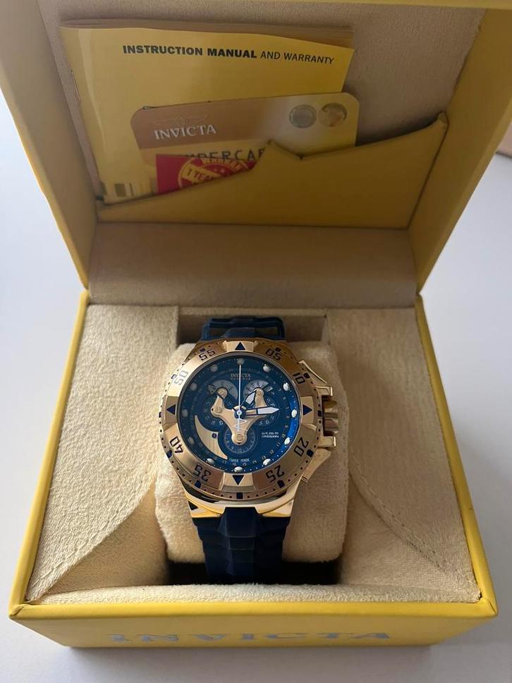 Montre pour homme Invicta dorée - modèle 18558, Bijoux, Sacs & Beauté, Montres | Femmes, Comme neuf, Montre-bracelet, Autres marques