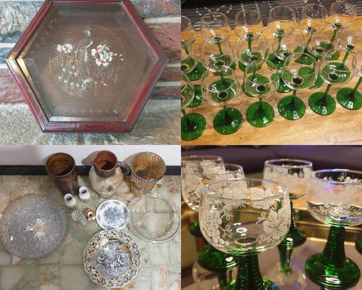 Toutes sortes de verrerie vintage antique, de poterie, etc., Antiquités & Art, Antiquités | Autres Antiquités, Enlèvement