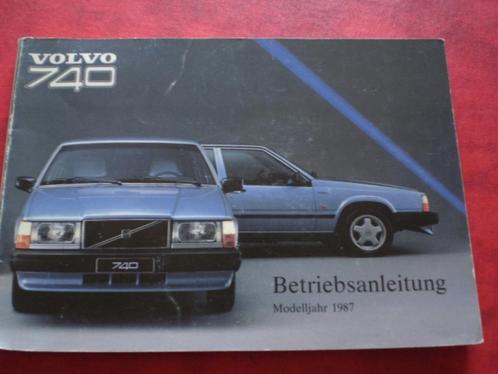 Manuel "Conduite Et Entretien" Volvo 740, Auto's, Volvo, Particulier, Ophalen of Verzenden
