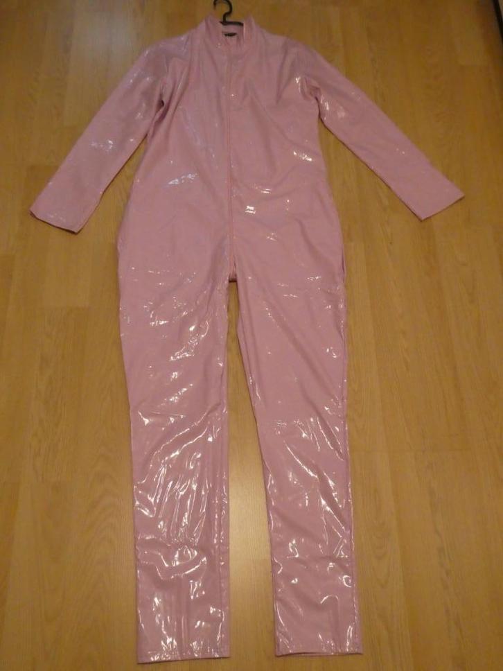 Jumpsuit Lak PVC Roze, Kleding | Dames, Jumpsuits, Nieuw, Roze, Ophalen of Verzenden