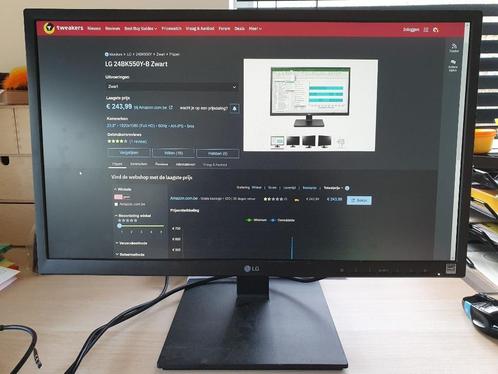 LG 24BK550Y-B - 24" Full HD IPS Monitor - 3 stuks beschikbaa, Computers en Software, Monitoren, Gebruikt, 60 Hz of minder, DisplayPort