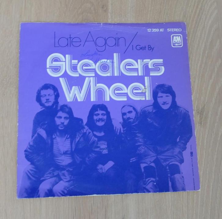 7" Stealers Wheel – Late Again, CD & DVD, Vinyles Singles, Utilisé, Single, Rock et Metal, 7 pouces, Enlèvement ou Envoi