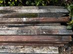 Hardhout teak azobe palen, Tuin en Terras, Ophalen, Palen, Hardhout