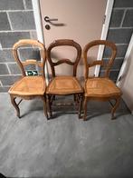 Set van 3 stoelen, Antiek en Kunst, Antiek | Meubels | Stoelen en Sofa's, Ophalen