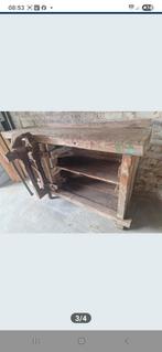 Houten werkbank, Ophalen