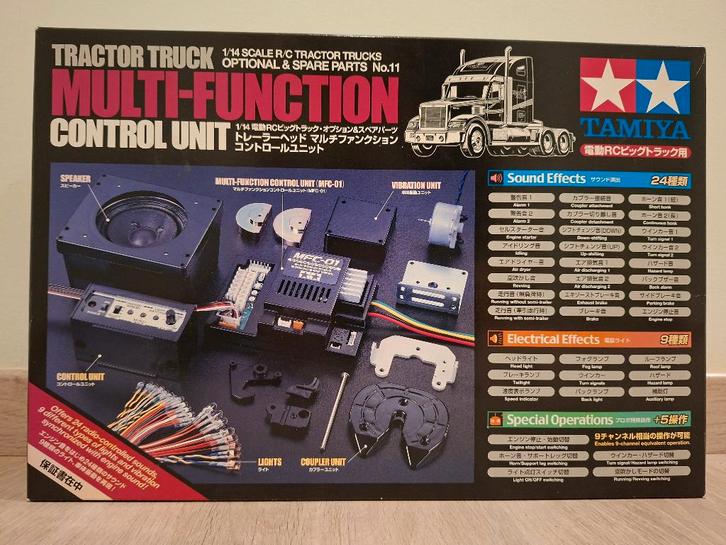 Tamiya Tractor Truck Multi-function Control Unit, Hobby en Vrije tijd, Modelbouw | Radiografisch | Auto's, Nieuw, Schaal 1:14