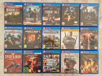 Verschillende Ps4 games te koop.