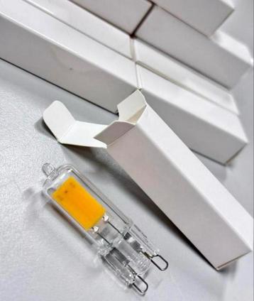 Partij 10X - LED G9 Fitting glas 5W warm wit sfeervol licht beschikbaar voor biedingen