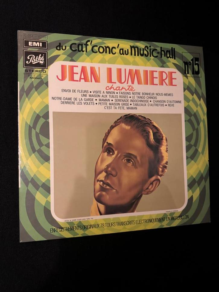 LP Jean Lumiere - du caf conc au music hall, CD & DVD, Vinyles | Autres Vinyles, Comme neuf, Enlèvement ou Envoi