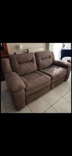 Canapé-fauteuil URGENT, avec 2 relax électroniques, Maison & Meubles, Comme neuf, Enlèvement ou Envoi