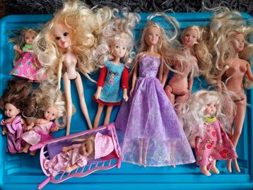 10 poupées Simba Barbie