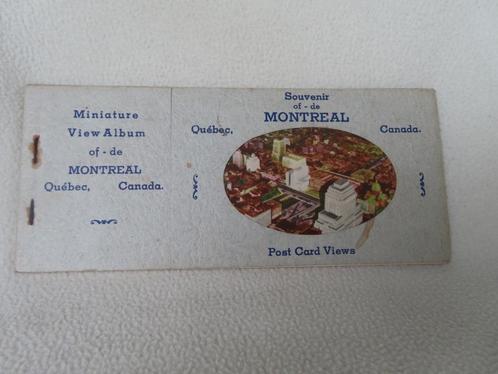Post card Vieuws Souvenir  & Miniature Vieuw - Album Montrea, Verzamelen, Postkaarten | Buitenland, Ongelopen, Buiten Europa, 1940 tot 1960