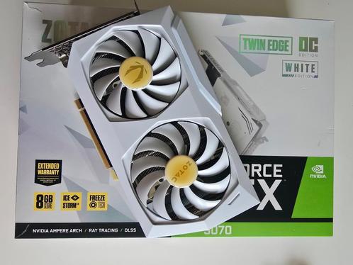 Zotac GAMING GeForce RTX 3070 Twin Edge OC White Edition, Computers en Software, Videokaarten, Zo goed als nieuw, Nvidia, PCI-Express 4.0