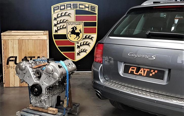 PORSCHE Cayenne 955 S 4.5L-motor - M48.00, Auto-onderdelen, Motor en Toebehoren, Porsche, Gereviseerd, Verzenden