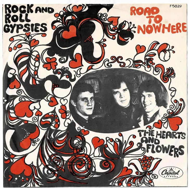 The HEARTS and FLOWERS - Rock and roll gipsies/Road ..., Cd's en Dvd's, Vinyl Singles, Gebruikt, Single, Pop, 7 inch, Verzenden