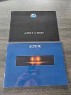 Alpine A610 Turbo 1993 catalogue brochure, Ophalen of Verzenden, Zo goed als nieuw