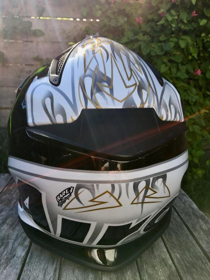 Airog Aviator - Full Carbon, Motoren, Kleding | Motorhelmen, Offroadhelm, XS, Overige merken, Tweedehands, Ophalen of Verzenden