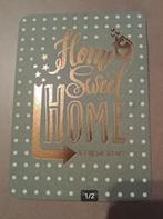 Kaartje "Home sweet home", Ophalen of Verzenden, Nieuw