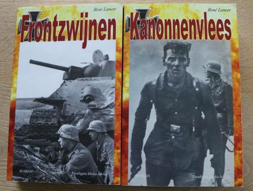 René Lancee - Kannonnenvlees + Frontzwijnen - WO II, Boeken, Oorlog en Militair, Zo goed als nieuw, Algemeen, Tweede Wereldoorlog