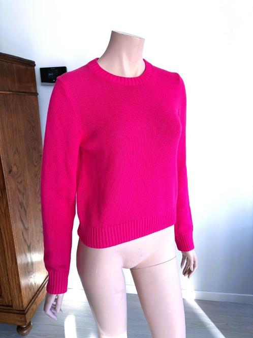 PIOMBO – Dieproze gebreide 100% katoenen trui | 38/40, Kleding | Dames, Truien en Vesten, Nieuw, Maat 38/40 (M), Overige kleuren