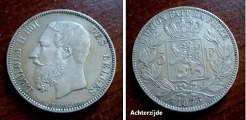 5 francs Leopold II 1873