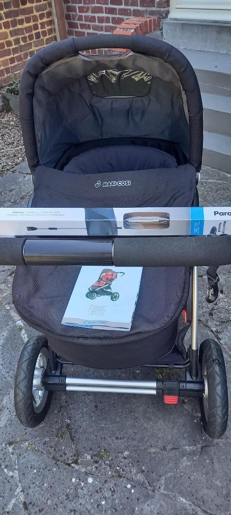 Maxi-cosi drie in één, Kinderen en Baby's, Kinderwagens en Combinaties, Gebruikt, Combiwagen, Maxi-Cosi, Duowagen, Luchtbanden