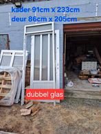 Voordeur enkel glas met deurkader, Doe-het-zelf en Bouw, Ophalen, Gebruikt