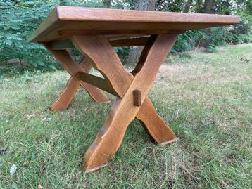 Table à manger antique - Chêne - Vintage - Table de cuisin