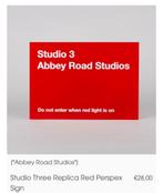 Abbey road billboard plate decoration neuf, Autres instruments, Enlèvement ou Envoi, Neuf
