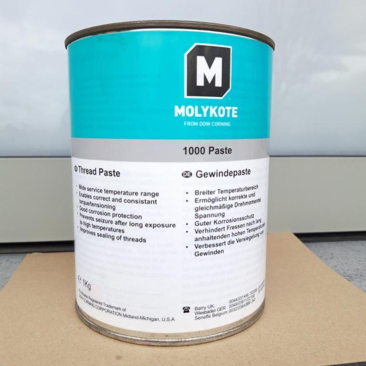 Molykote 1000 Smeermiddel 1kg, Auto diversen, Onderhoudsmiddelen, Ophalen of Verzenden