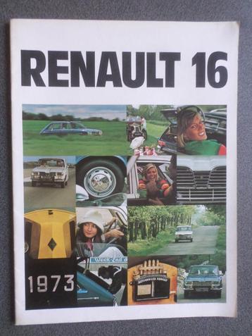 Renault 16 1973 Brochure beschikbaar voor biedingen